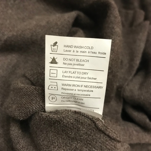 Vince Hi - Low Tunic Brown Sweater Medium - Picture 12 of 15